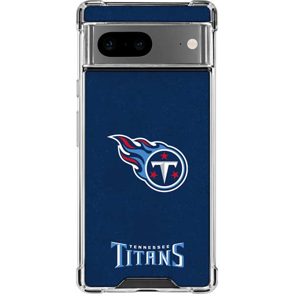 NFL Tennessee Titans Distressed Google Pixel 8 Clear Case