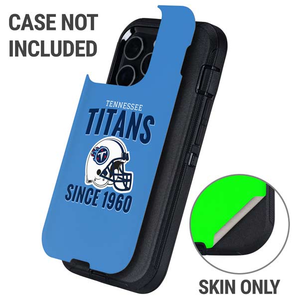 NFL Tennessee Titans Helmet Otterbox Defender iPhone Skin