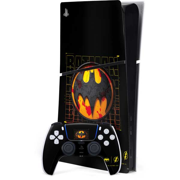 Skinit Decal Gaming Skin Compatible with PS5 Console and Controller -  Officially Licensed Warner Bros Batman and Bats Design