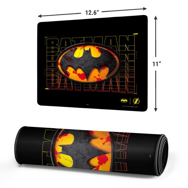 DC Comics The Flash Movie: Batman Bloody Logo Gaming Mouse Pad