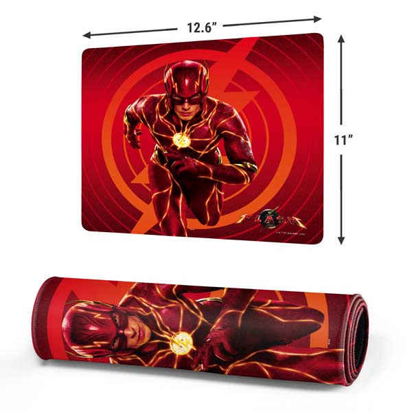DC Comics The Flash Movie: Flash in Motion Gaming Mouse Pad