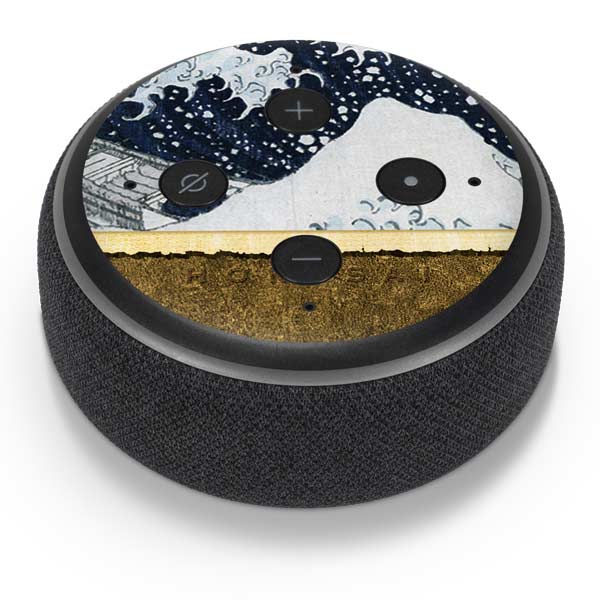 Hokusai The Great Wave off Kanagawa Amazon Echo Dot Skin