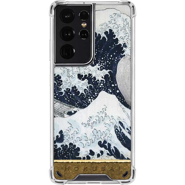 Hokusai The Great Wave off Kanagawa Galaxy S21 Ultra 5G Clear Case