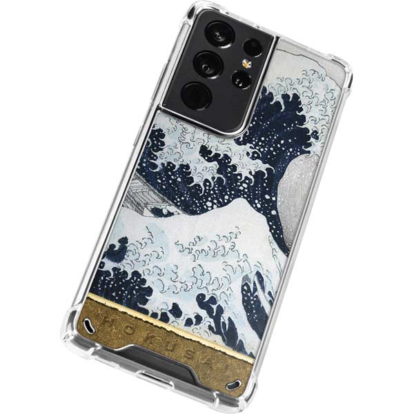 Hokusai The Great Wave off Kanagawa Galaxy S21 Ultra 5G Clear Case