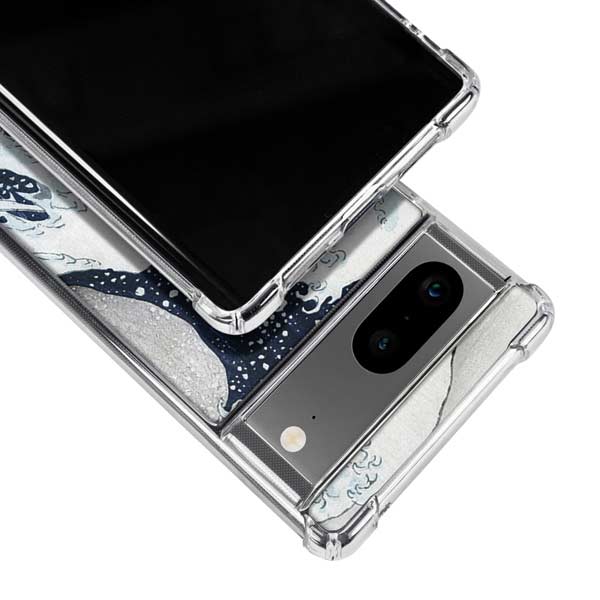 The Great Wave off Kanagawa by Hokusai Google Pixel 8 Clear Case