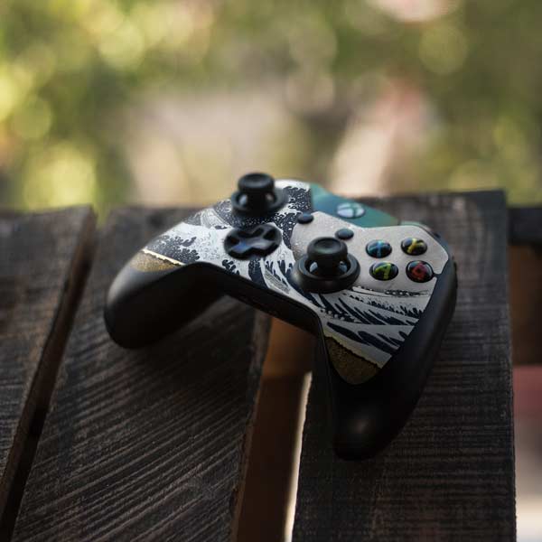 Hokusai The Great Wave off Kanagawa Xbox One Controller Skin