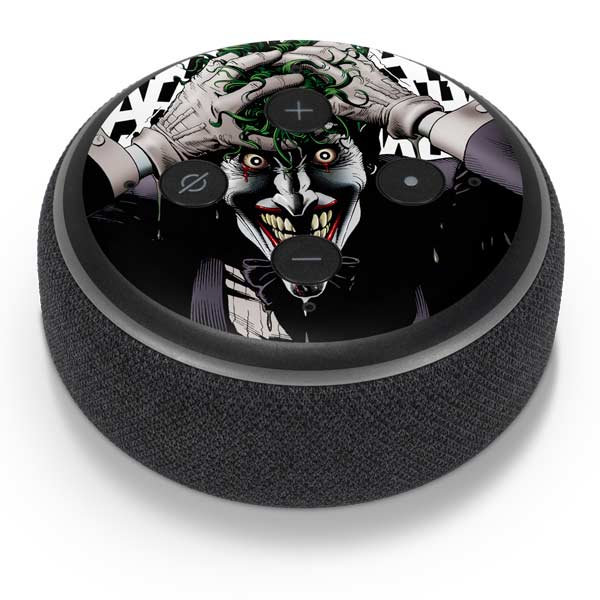 DC Comics The Joker Killing Joke Variant Cover Art by Brian Bolland Amazon Echo Dot Skin