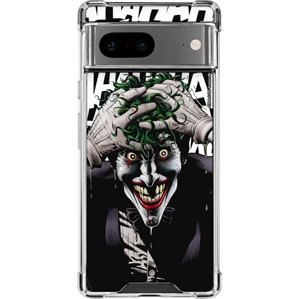 DC Comics The Joker Killing Joke Variant Cover Art by Brian Bolland Google Pixel 8 Clear Case