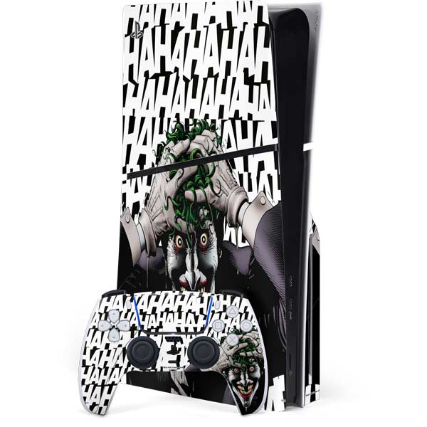 DC Comics The Joker Killing Joke Variant Cover Art by Brian Bolland PS5 Slim Disk Bundle Skin