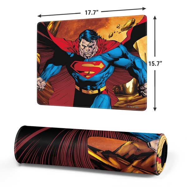 DC Comics Superman Action Pose Art By Jim Lee Gaming Mouse Pad
