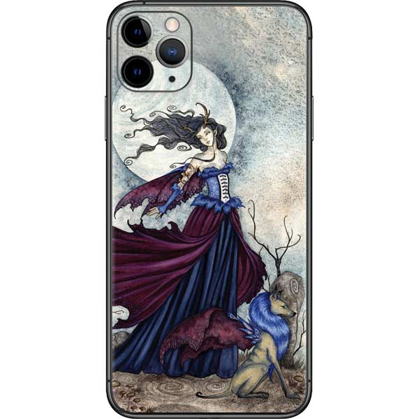 Amy Brown The Moon is Calling Fairy and Dragon iPhone 11 Pro Max Skin