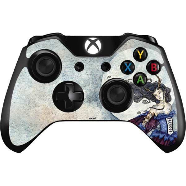 Amy Brown The Moon is Calling Fairy and Dragon Xbox One Controller Skin