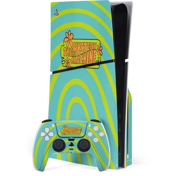 Scooby Doo The Mystery Machine PS5 Slim Disk Bundle Skin