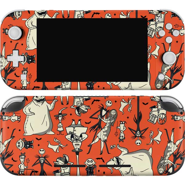 The Nightmare Before Christmas Pattern Nintendo Switch Skin