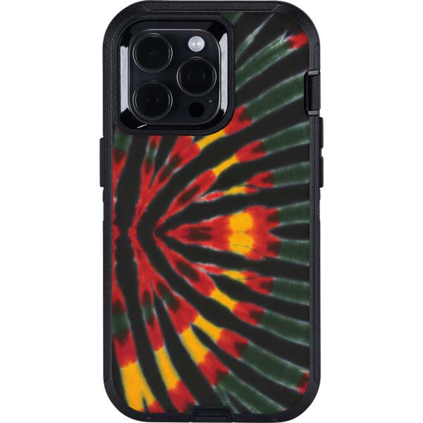 Liquid Blue Tie Dye - Rasta Otterbox Defender iPhone Skin
