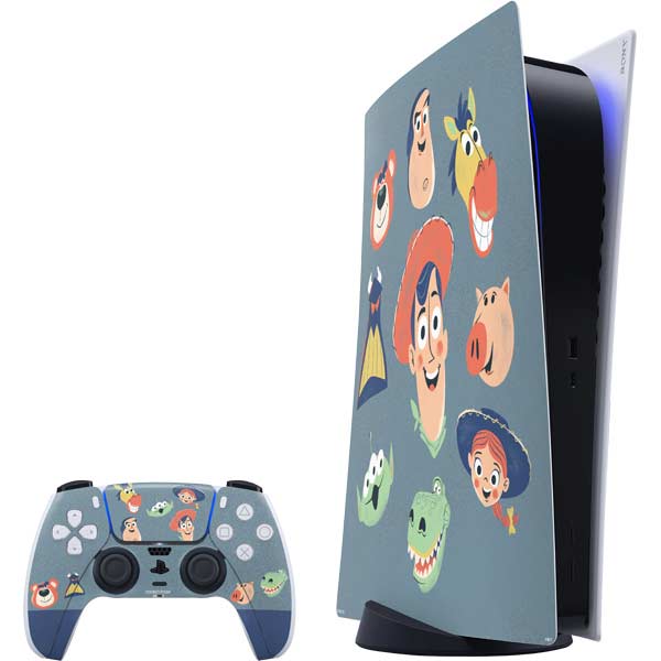 Toy Story Crew PS5 Digital Edition Console Controller Skins Skinit