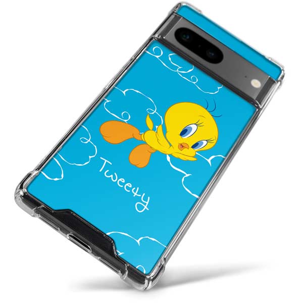 Looney Tunes Tweety Bird Flying Google Pixel 8 Clear Case
