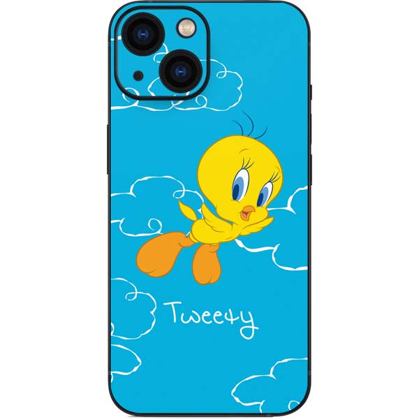 Looney Tunes Tweety Bird Flying iPhone 13 Mini Skin