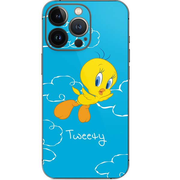 Looney Tunes Tweety Bird Flying iPhone 13 Pro Skin