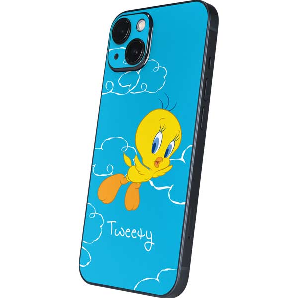 Looney Tunes Tweety Bird Flying iPhone 15 Skin