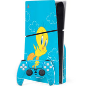 Looney Tunes Tweety Bird Flying PS5 Slim Disk Bundle Skin