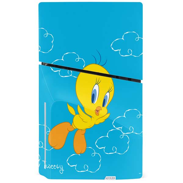 Looney Tunes Tweety Bird Flying PS5 Slim Disk Bundle Skin