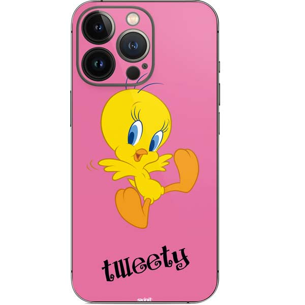 Looney Tunes Tweety Pinky iPhone 15 Pro Skin