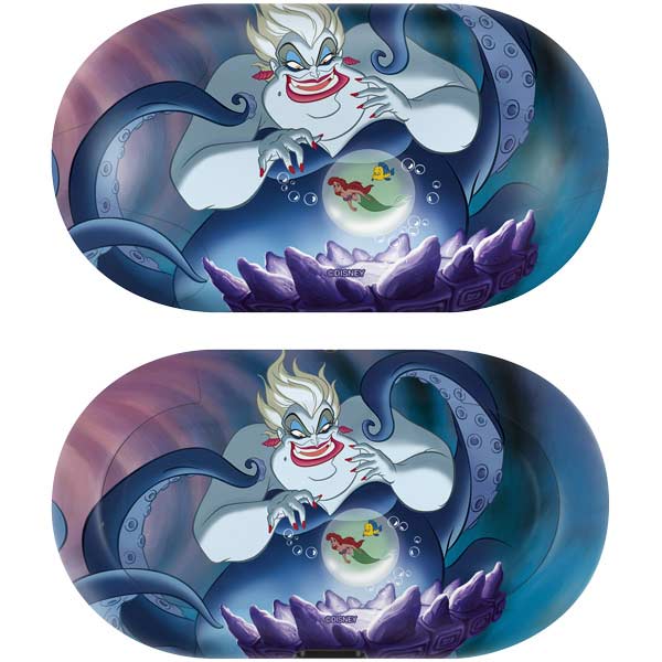 Disney Villains Ursula Ariel and Flounder Galaxy Buds Skin