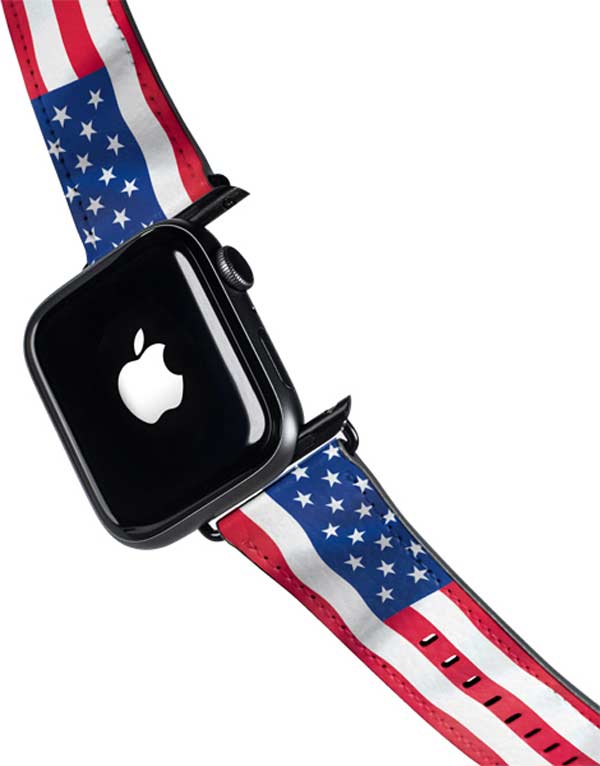 USA Flag American Flag Apple Watch Band 38-40mm