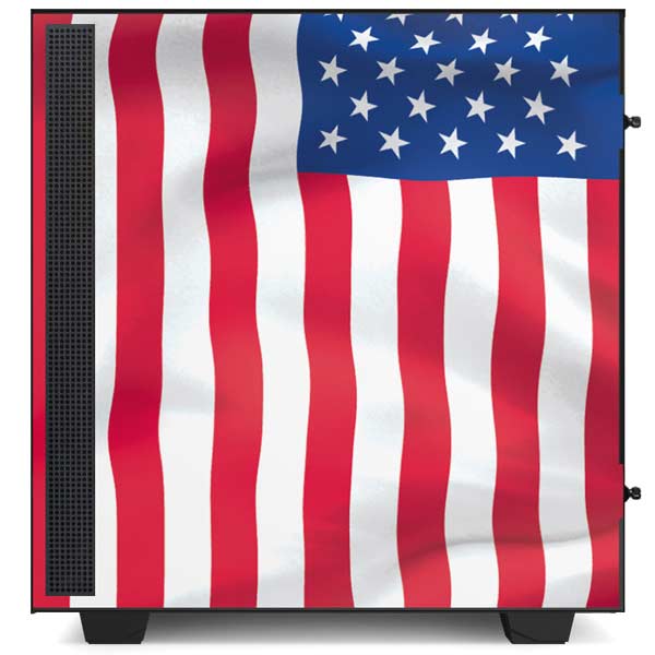 USA Flag American Flag NZXT H510 Compact ATX Mid-Tower Case Skin – Skinit
