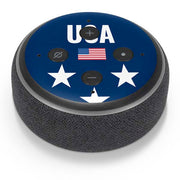 USA Flag Stars Amazon Echo Dot Skin