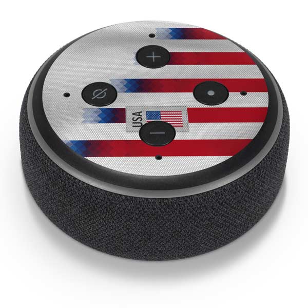 USA Soccer Flag Amazon Echo Dot Skin
