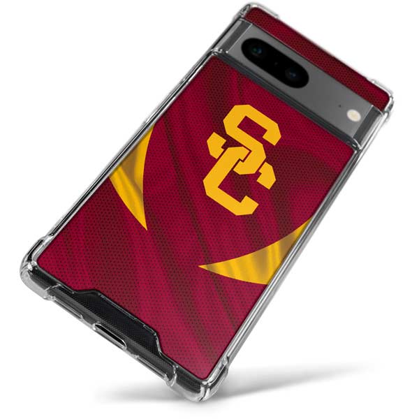 University of Southern California USC Trojans Jersey Google Pixel 8 Clear Case
