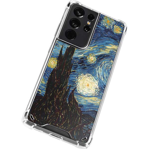 Vincent Van Gogh The Starry Night Galaxy S21 Ultra 5G Clear Case