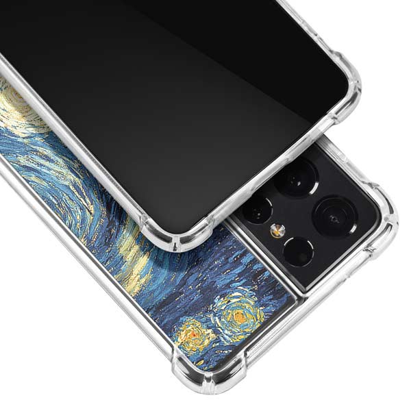 Vincent Van Gogh The Starry Night Galaxy S21 Ultra 5G Clear Case