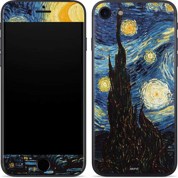 Vincent Van Gogh The Starry Night iPhone SE (2nd & 3rd Gen) Skin