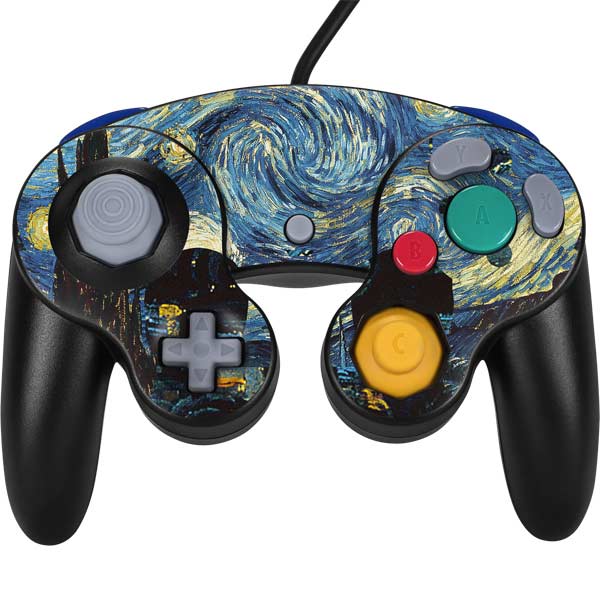 Vincent Van Gogh The Starry Night Nintendo GameCube Controller Skin