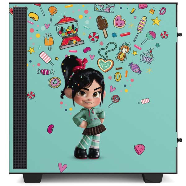 Vanellope Sugar Icons NZXT H510 Compact ATX Mid-Tower Case Skin – Skinit