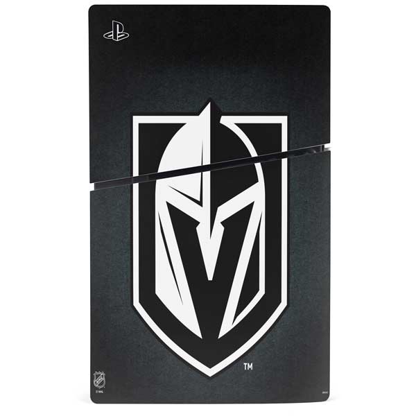 NHL Vegas Golden Knights Black Background PS5 Slim Disk Bundle Skin