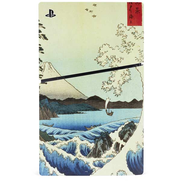View from Satta Suruga Province by Hiroshige PS5 Slim Disk Bundle Skin