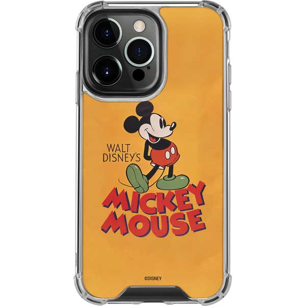 Walt Disney Mickey Mouse iPhone 13 Pro Clear Phone Case | Skinit Walt Disney Mickey Mouse iPhone 13 Pro Clear Phone Case | Skinit