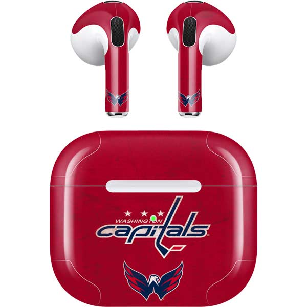 NHL Washington Capitals Distressed Apple AirPods (3rd Gen 2021) Skin