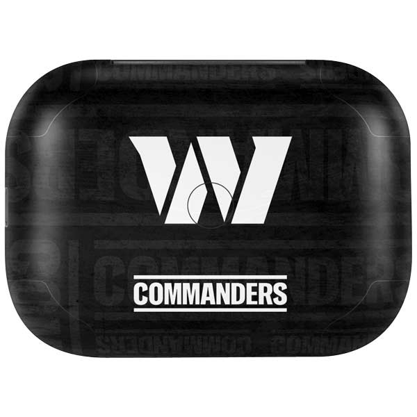 NFL Washington Commanders Black and White Amazon Echo Buds Skin