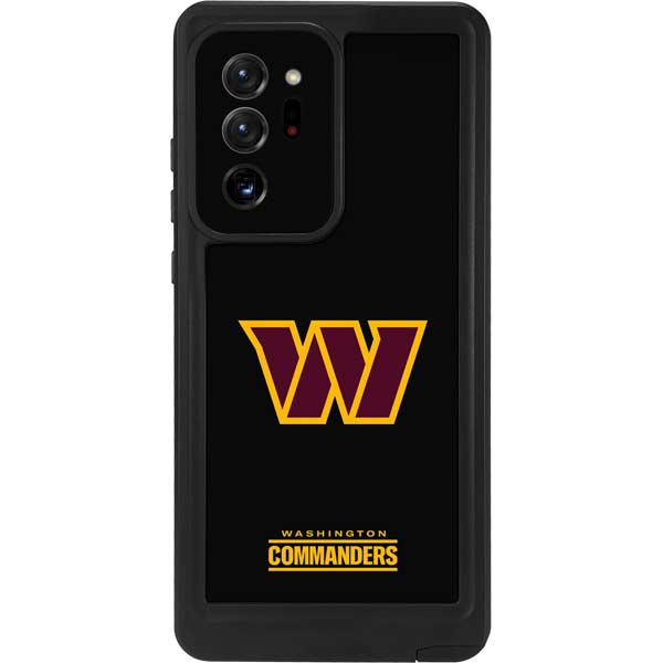 Washington Commanders Black Background Waterproof Case for Galaxy ...