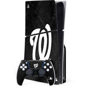 MLB Washington Nationals Dark Wash PS5 Slim Disk Bundle Skin