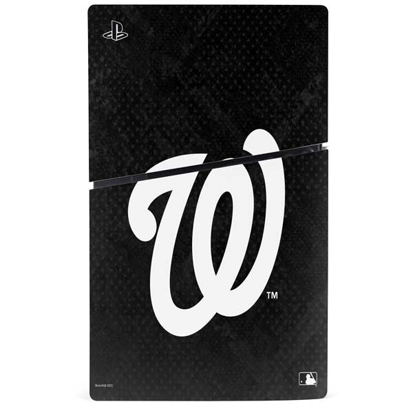 MLB Washington Nationals Dark Wash PS5 Slim Disk Bundle Skin