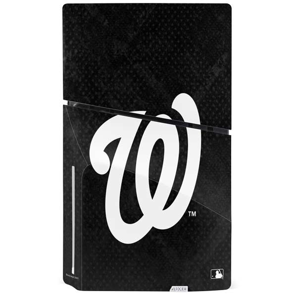 MLB Washington Nationals Dark Wash PS5 Slim Disk Bundle Skin