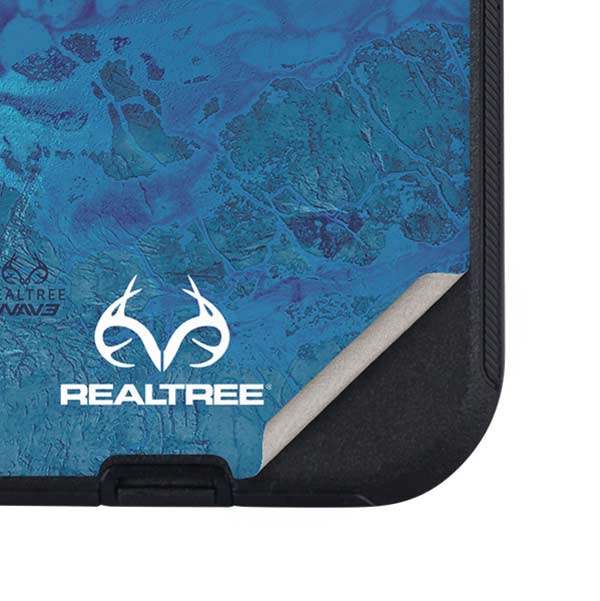RealTree WAV3 Blue Camo Otterbox Defender iPhone Skin