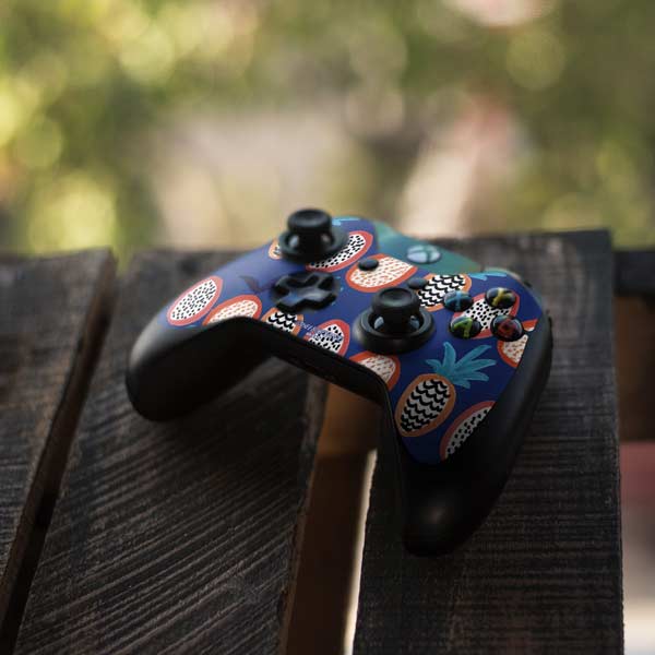 Bouffants and Broken Hearts Weird Fruits Xbox One Controller Skin