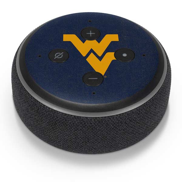 West Virginia University Basketball Amazon Echo Dot Skin